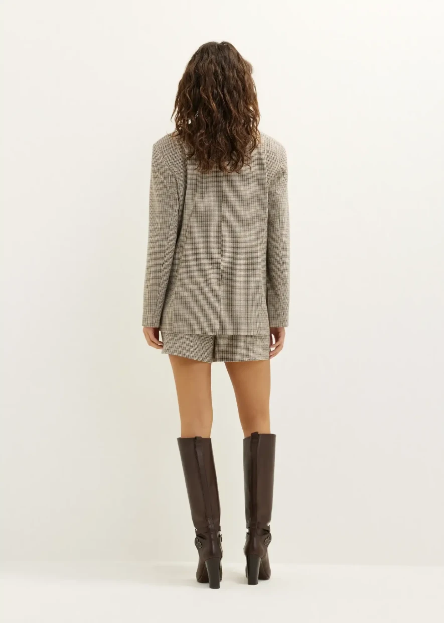 Picture of Brown Checked blazer