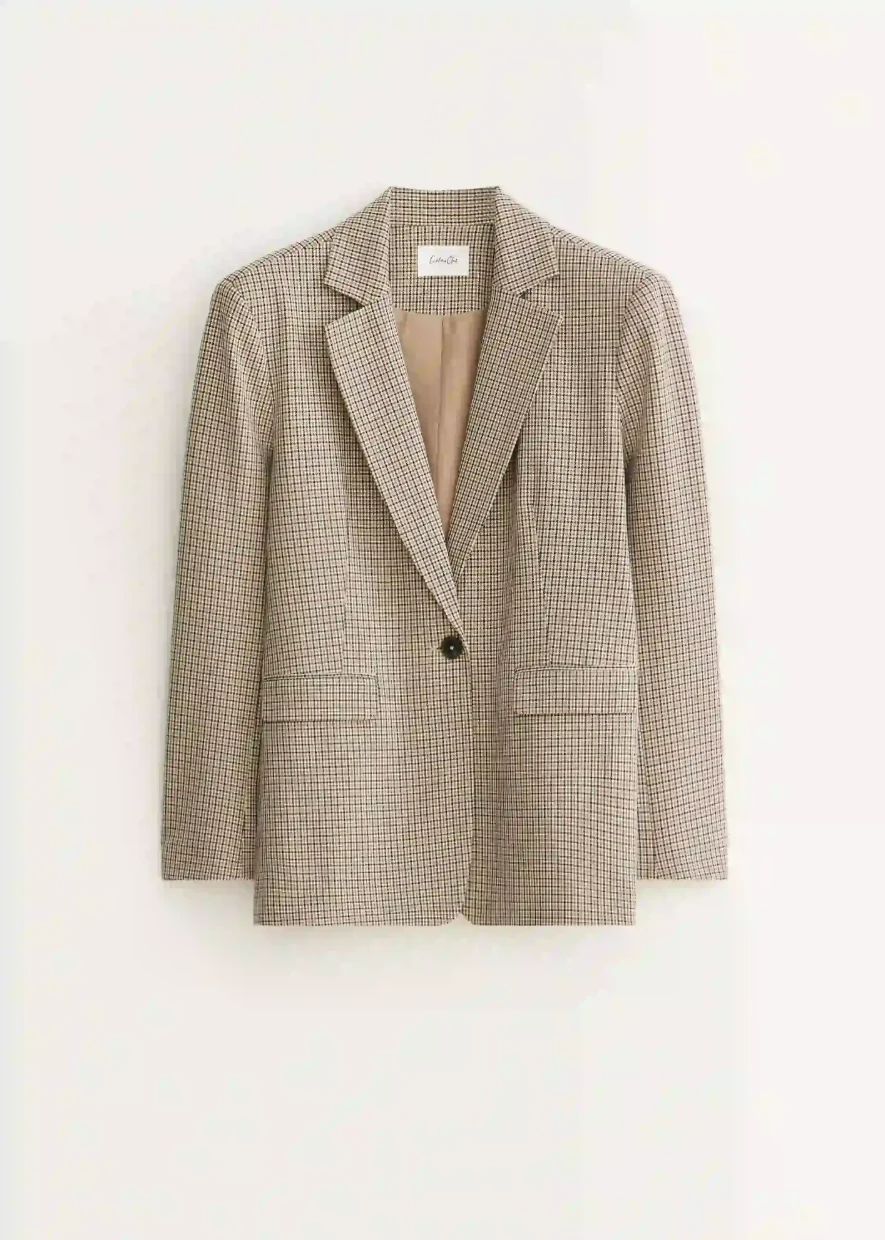 Picture of Brown Checked blazer