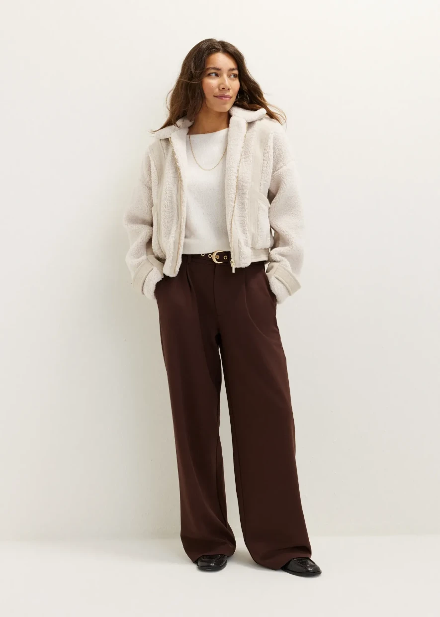 Picture of Teddy Panel Bomber Jacket