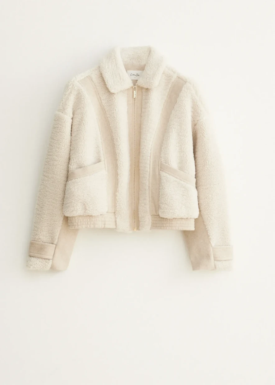 Picture of Teddy Panel Bomber Jacket
