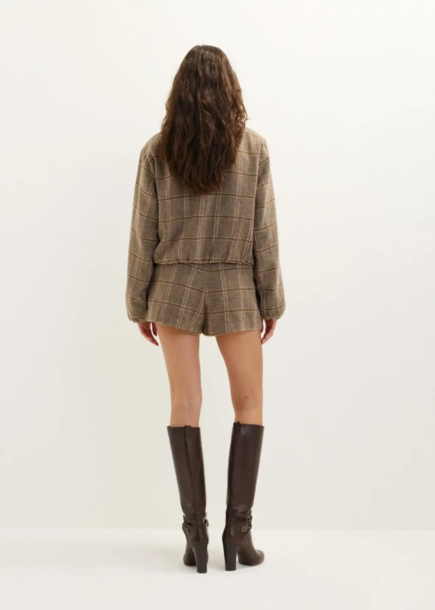 Picture of Plaid Bomber Jacket