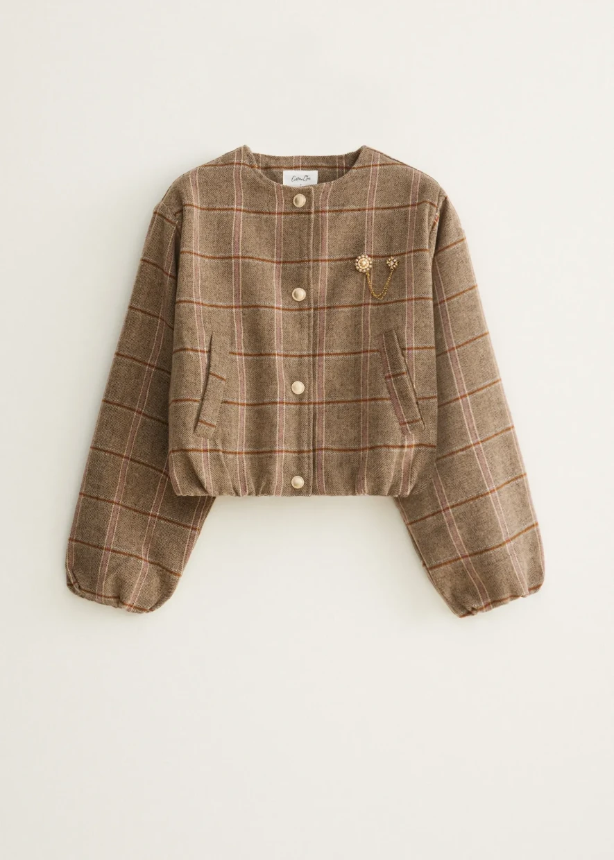 Picture of Plaid Bomber Jacket