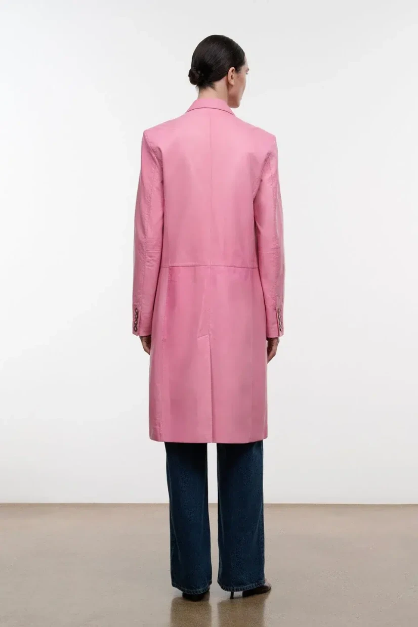 Picture of Leather Longline Coat