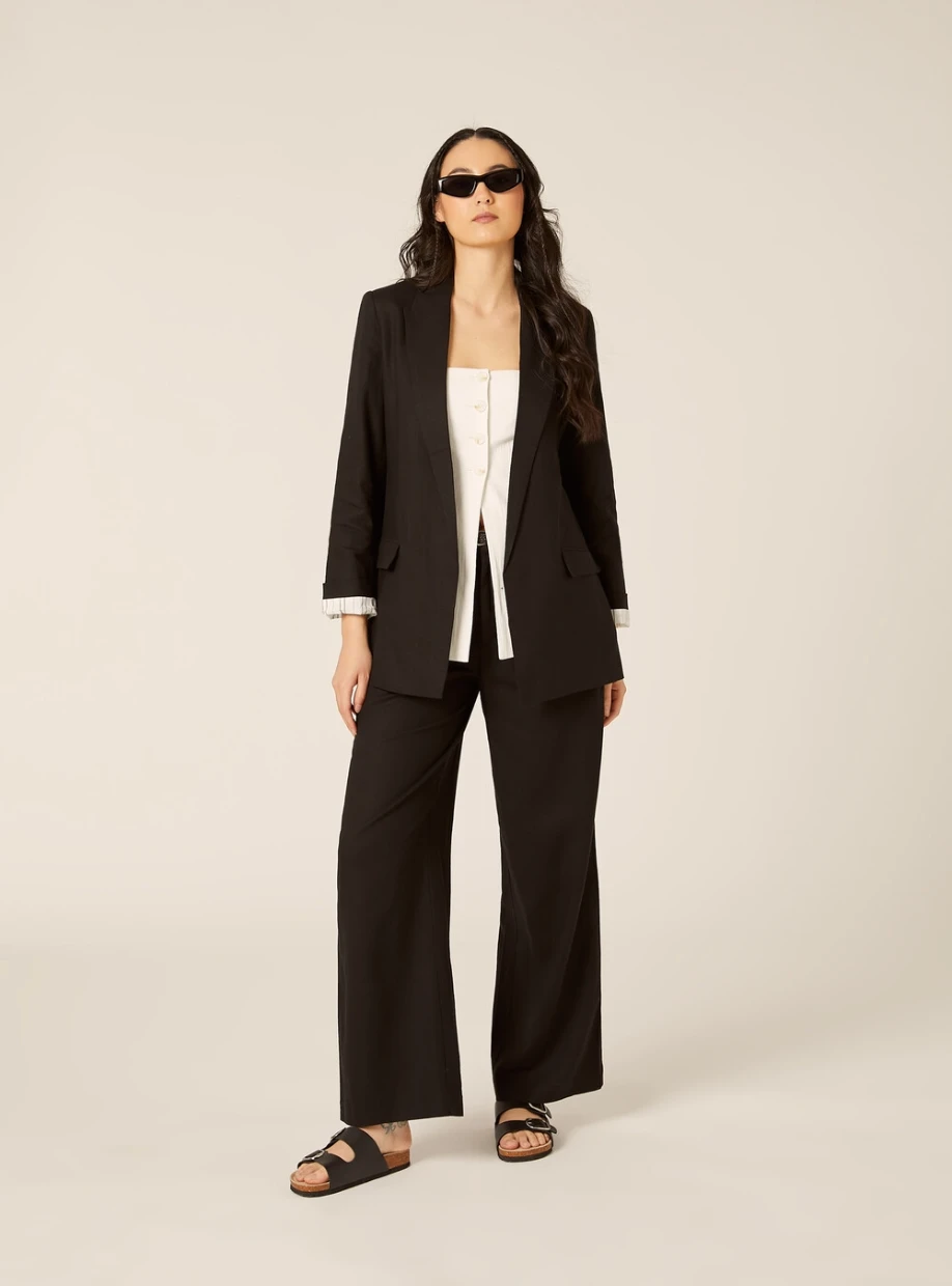 Picture of Open Linen Blend Blazer
