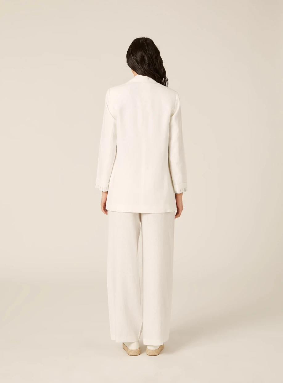 Picture of Open Linen Blend Blazer