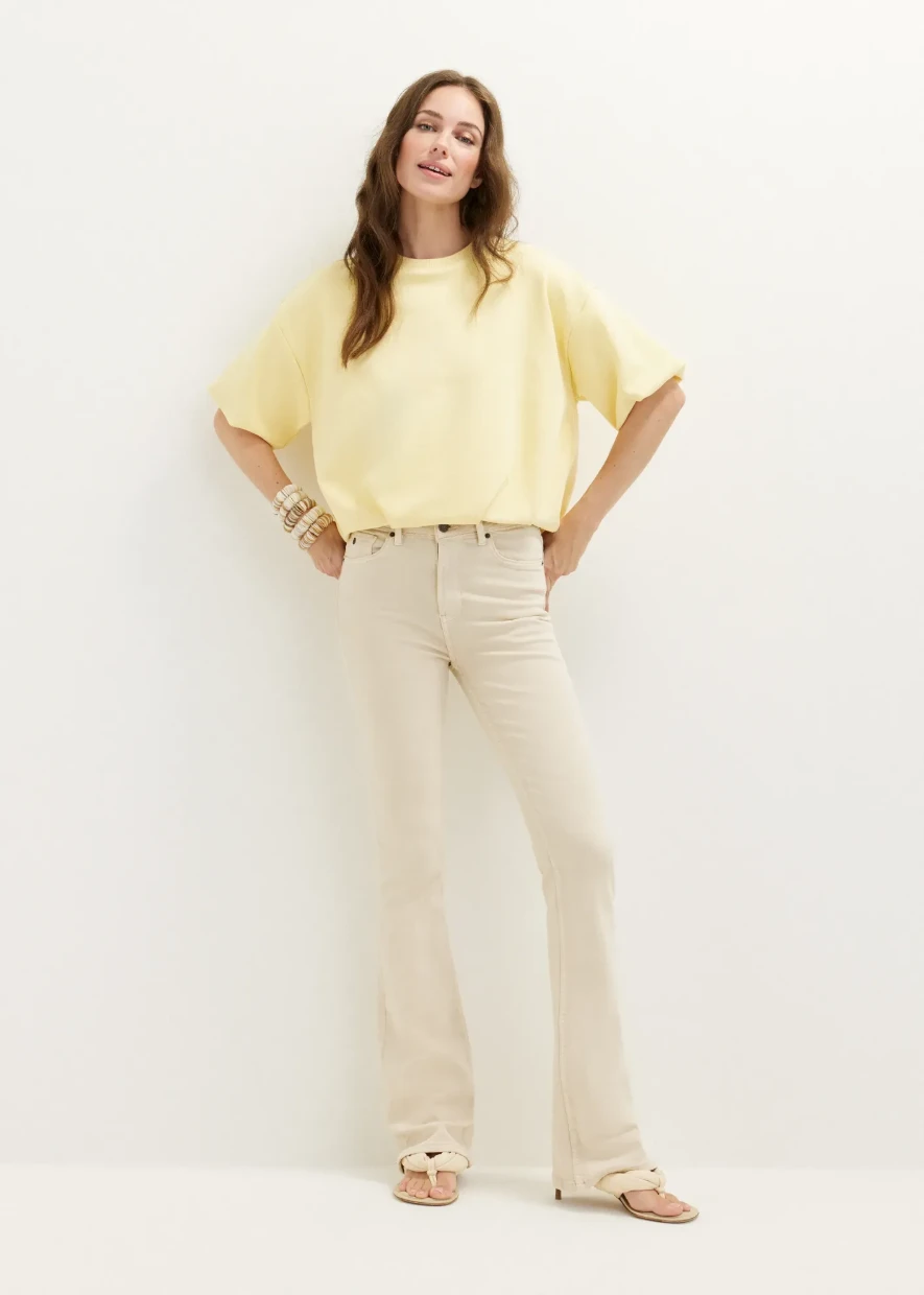 Picture of Yellow Short-sleeved sweater
