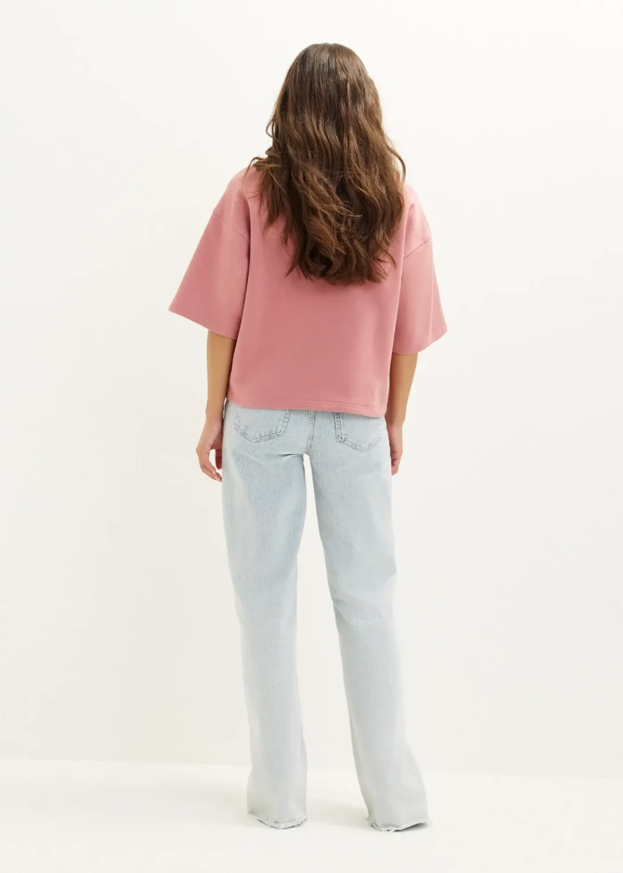 Picture of Short-sleeved pink sweater