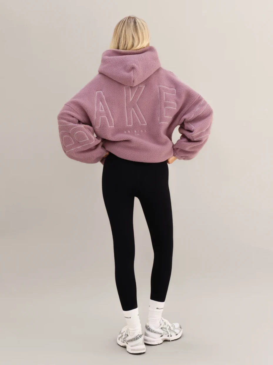 Picture of Borg Pink Oversized Hoodie