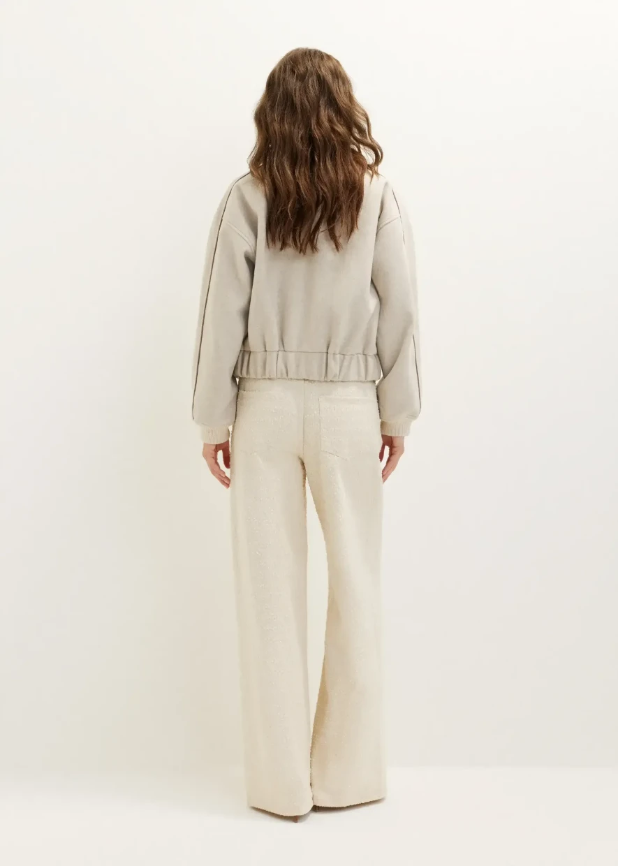 Picture of Contrast Piping Bomber Jacket