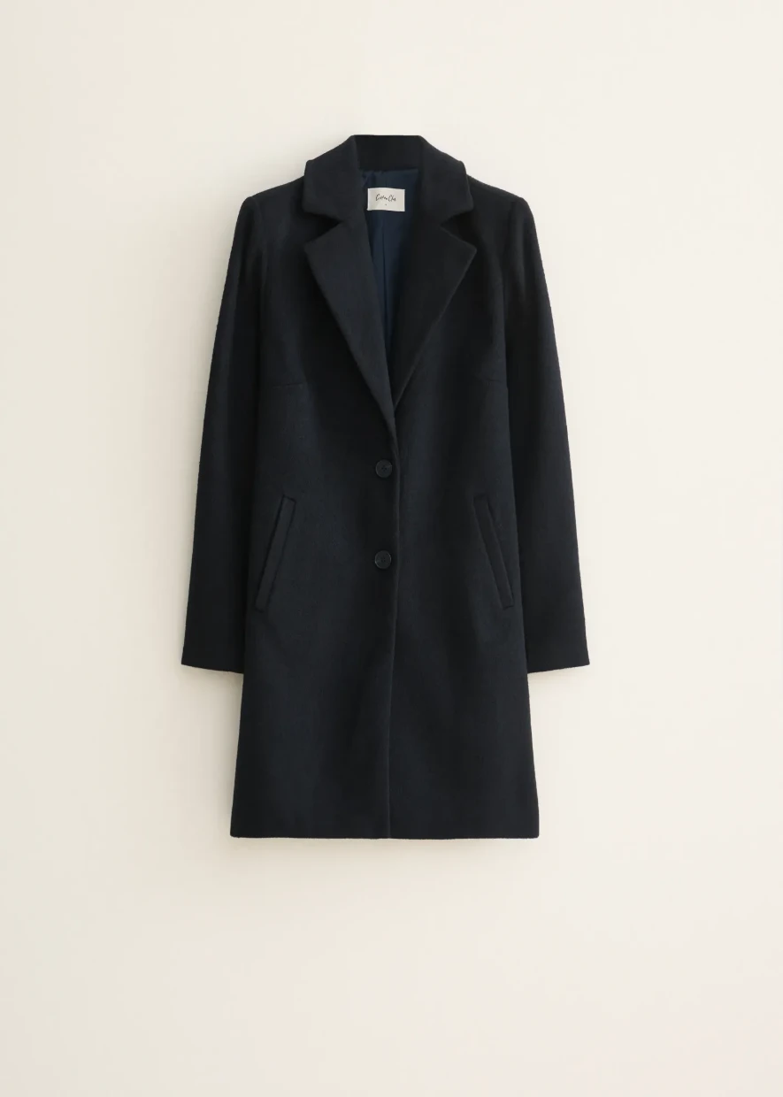 Picture of Longline Wool Blend Coat