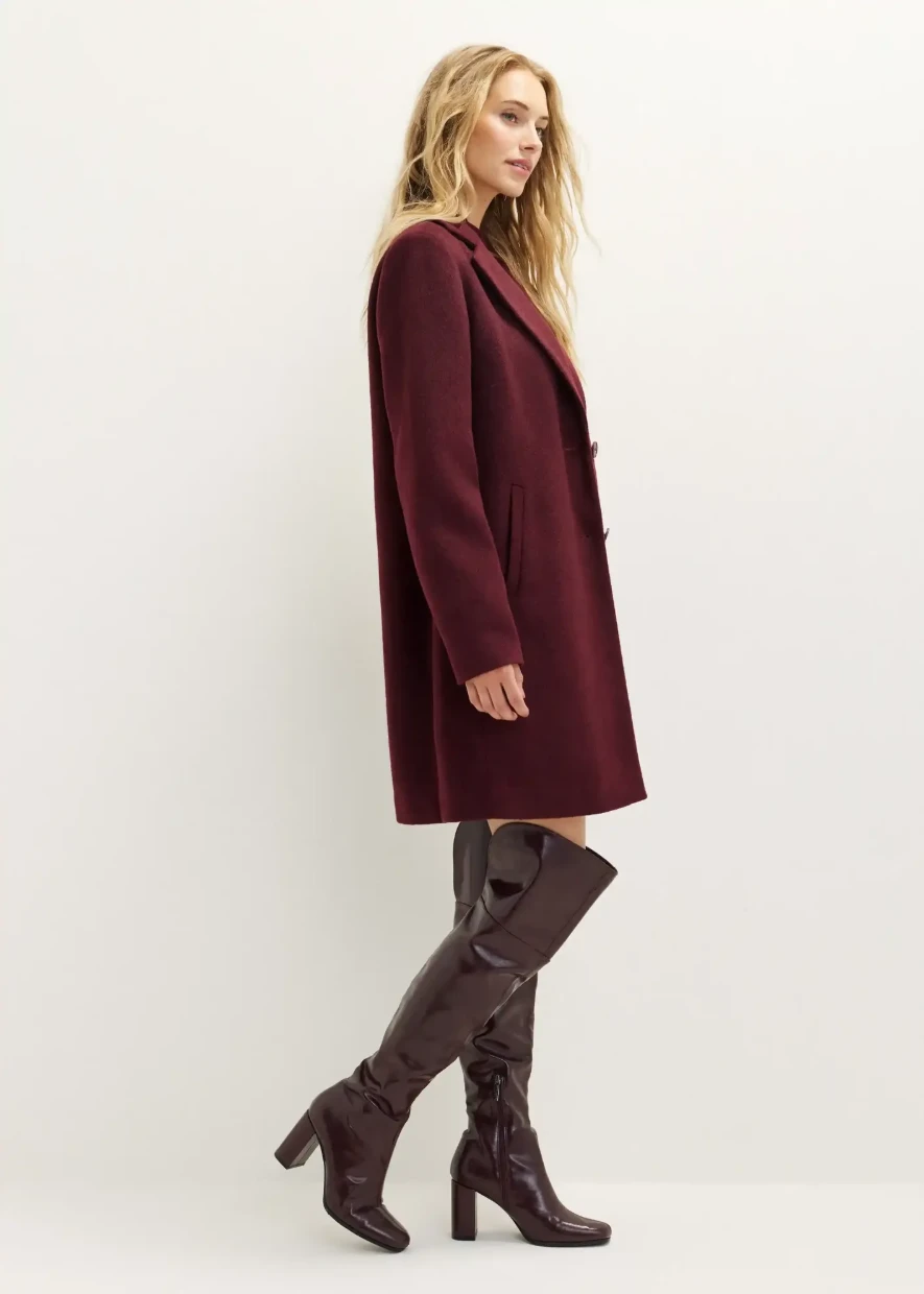 Picture of Longline Wool Blend Coat