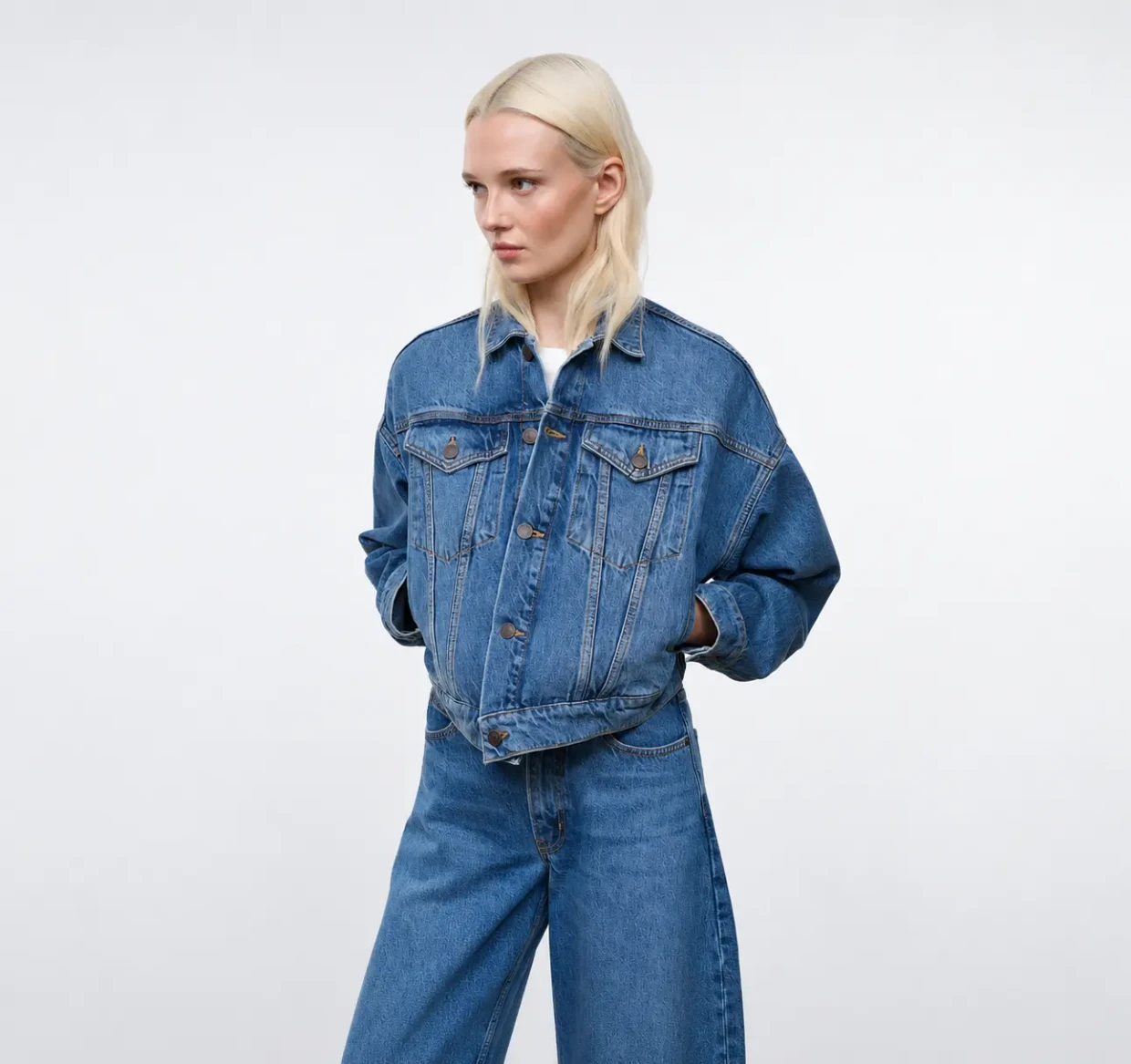 Picture of Cropped Denim Jacket