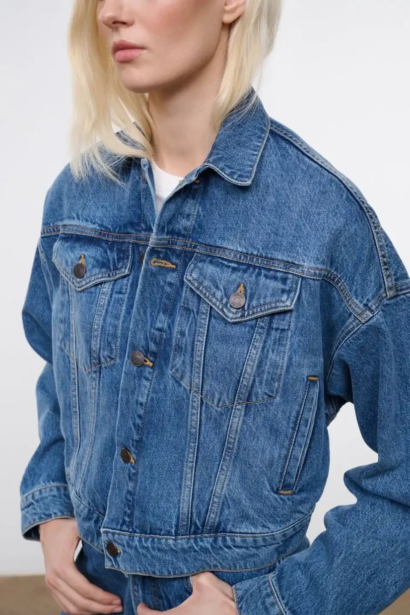 Picture of Cropped Denim Jacket