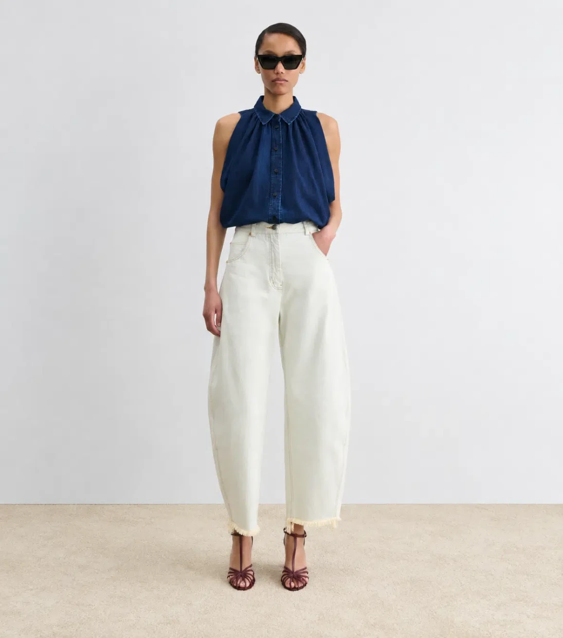 Picture of Cropped Denim Top