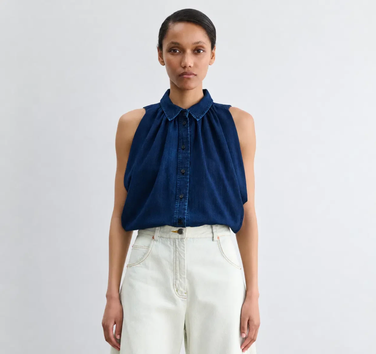 Picture of Cropped Denim Top