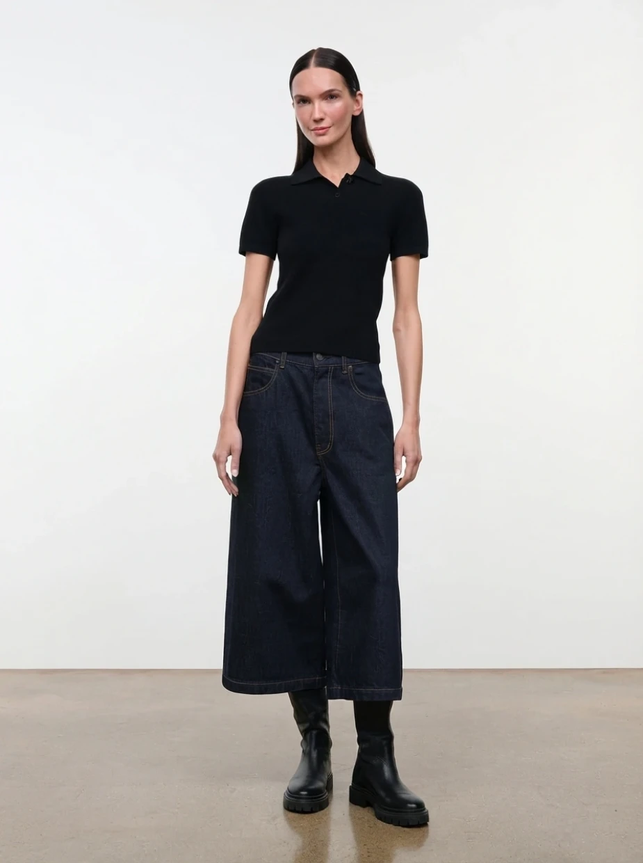 Picture of Hunter Indigo Culotte Jean