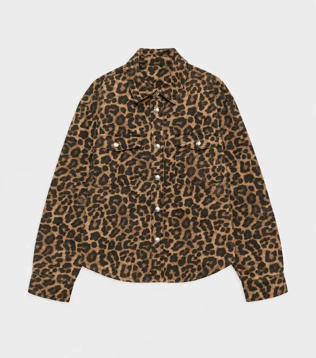 Picture of Leopard Denim Shirt