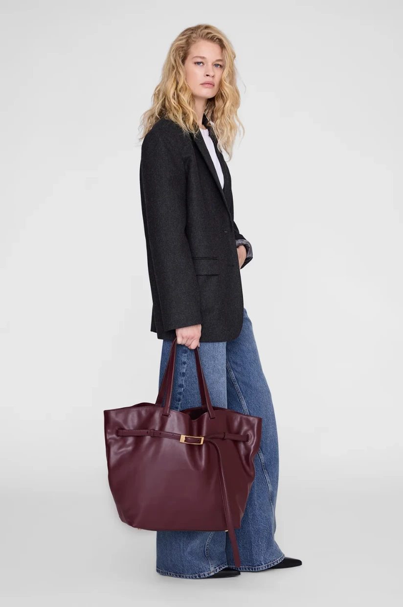 Picture of Compact  Small Leather Tote