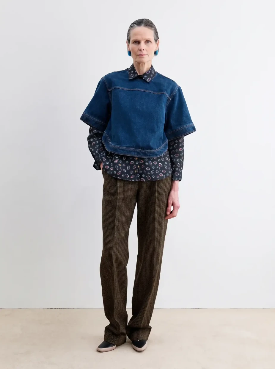 Picture of Structured Denim Top