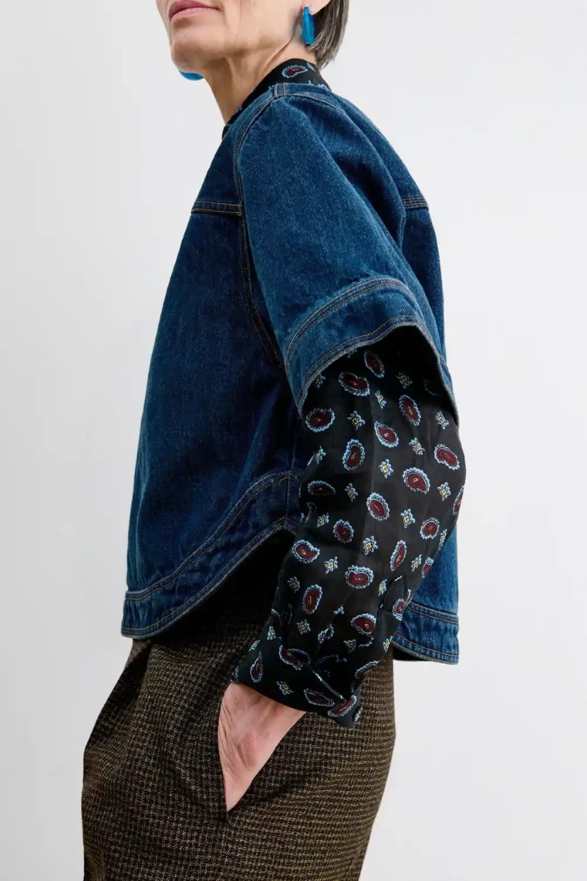 Picture of Structured Denim Top