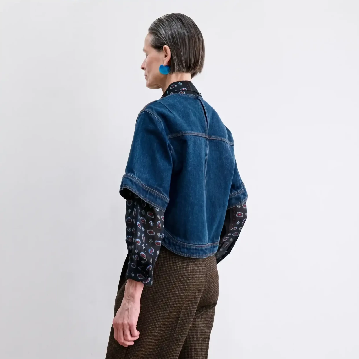 Picture of Structured Denim Top