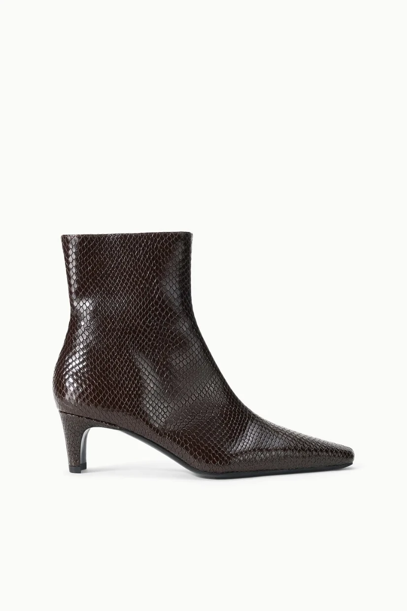 Picture of Snake Ankle Chocolate Boot