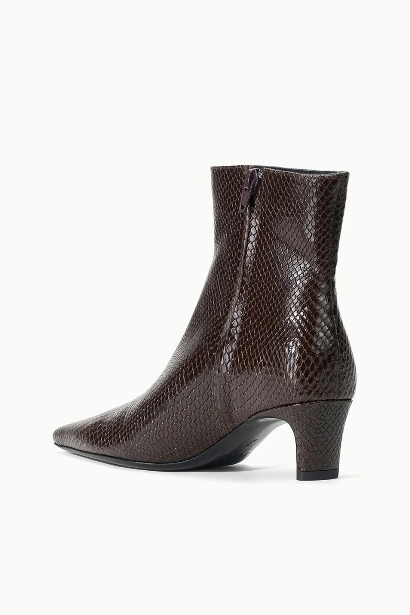 Picture of Snake Ankle Chocolate Boot