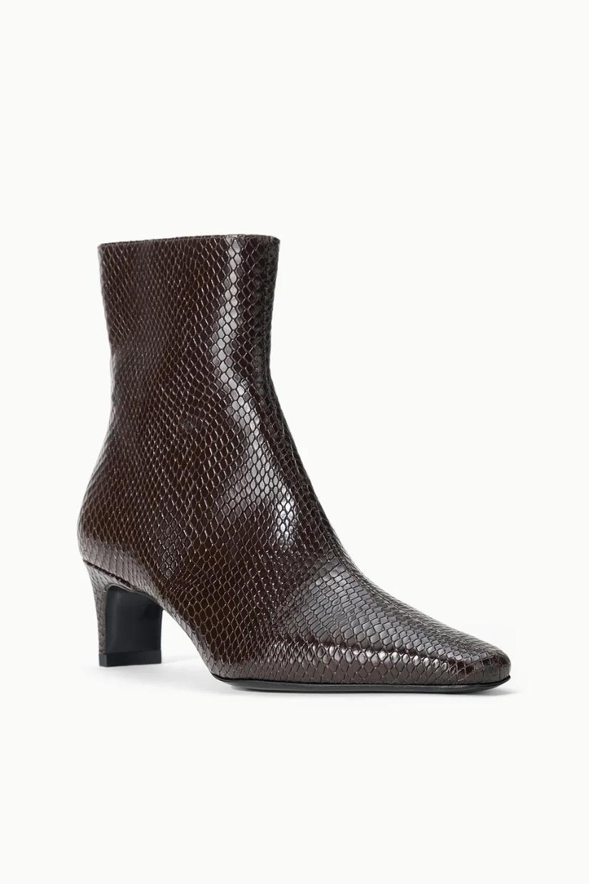 Picture of Snake Ankle Chocolate Boot