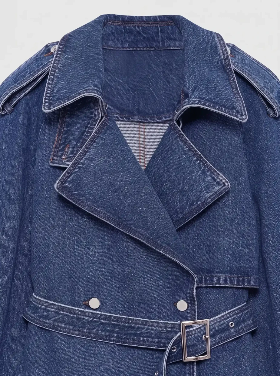 Picture of Denim Trench Jacket