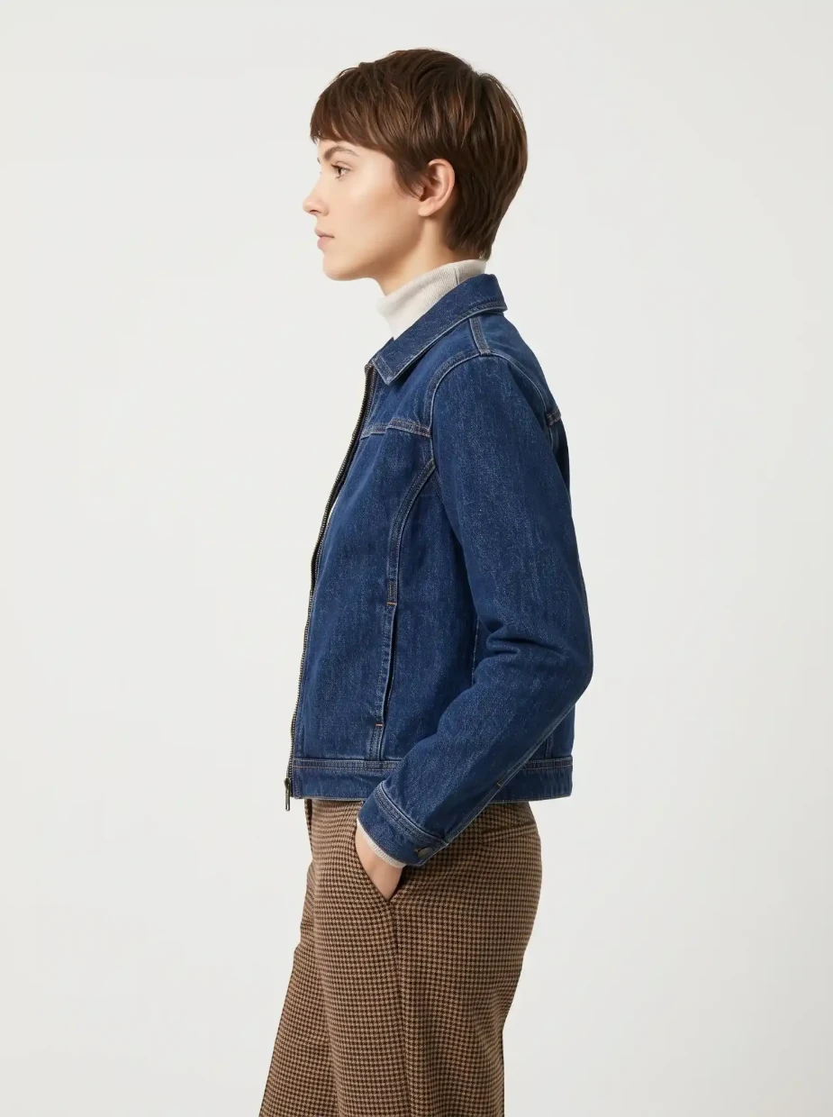 Picture of Denim Moto Jacket