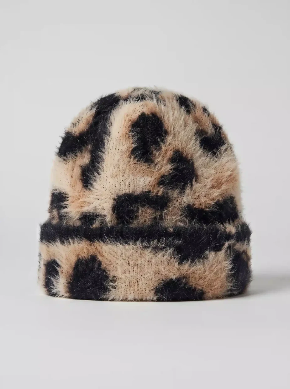 Picture of Leopard Knit Beanie