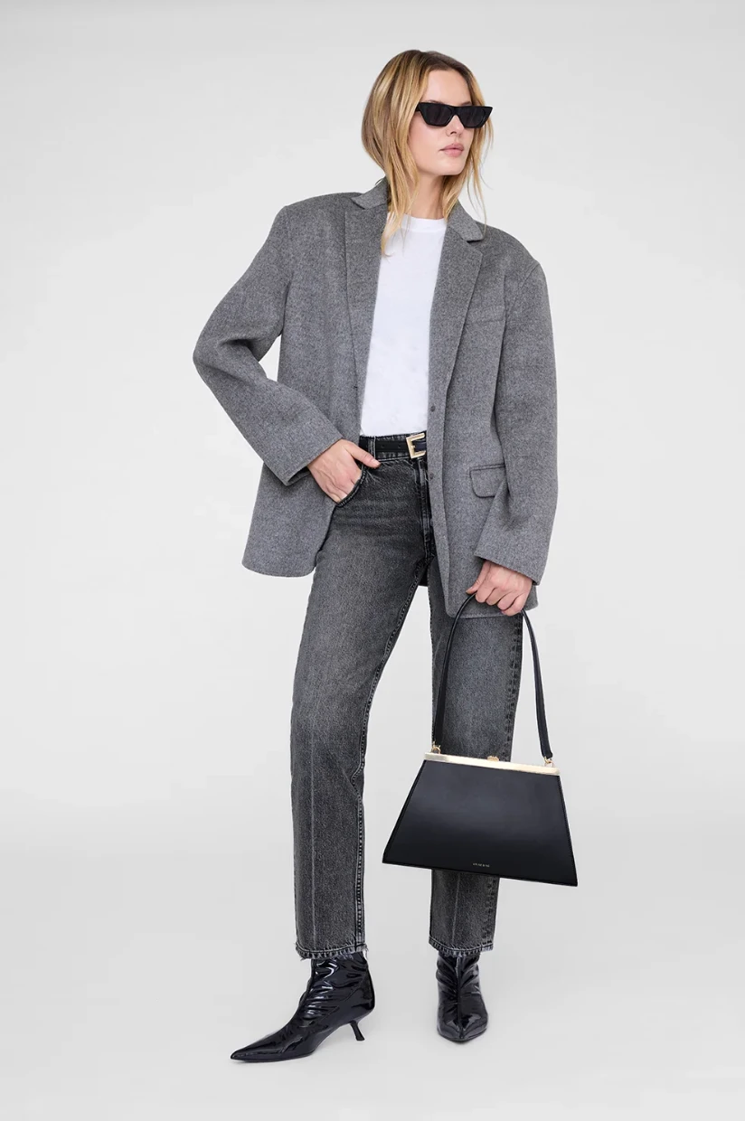 Picture of Structured Smooth Leather Bag