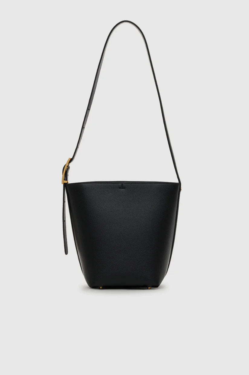 Picture of Elegant Grained Leather Bucket Bag