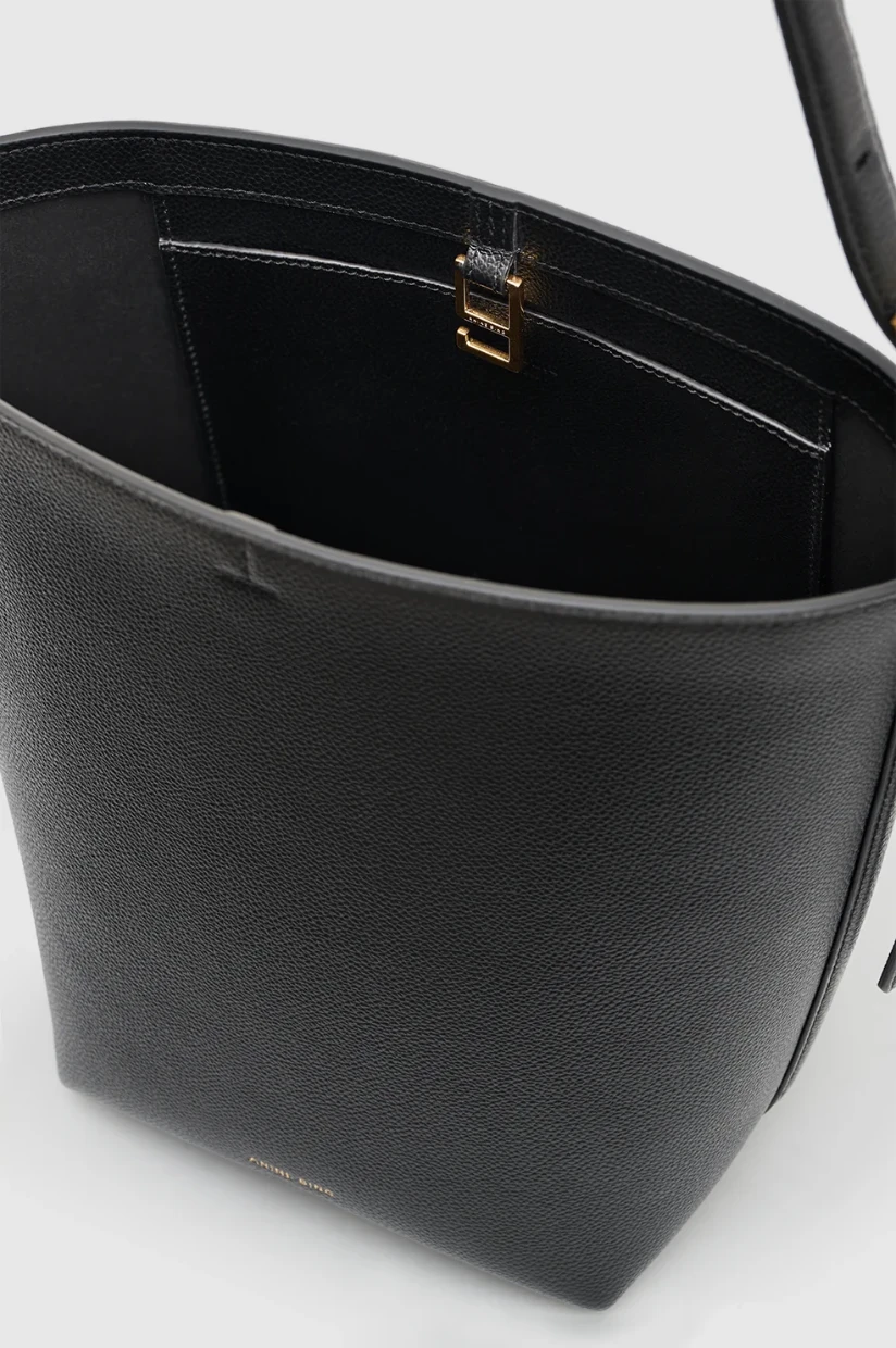 Picture of Elegant Grained Leather Bucket Bag
