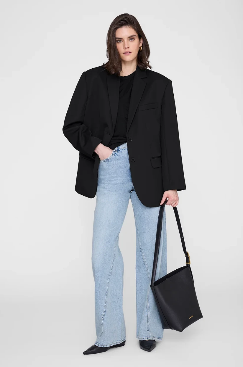 Picture of Elegant Grained Leather Bucket Bag
