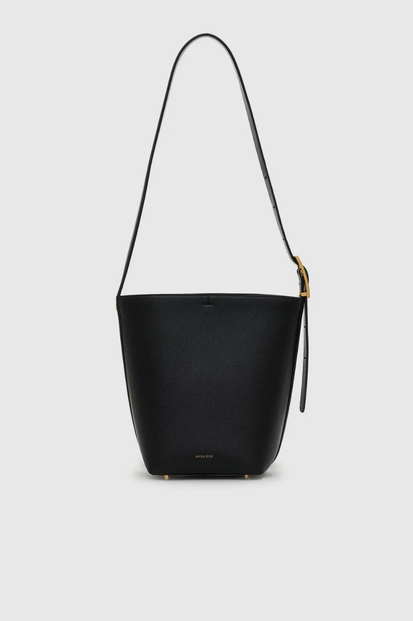 Picture of Elegant Grained Leather Bucket Bag
