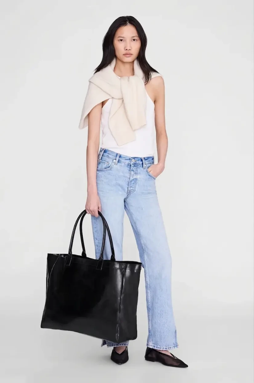 Picture of Grained Leather Tote